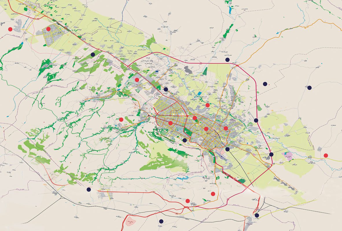 مناطق تحت پوشش پویان نت